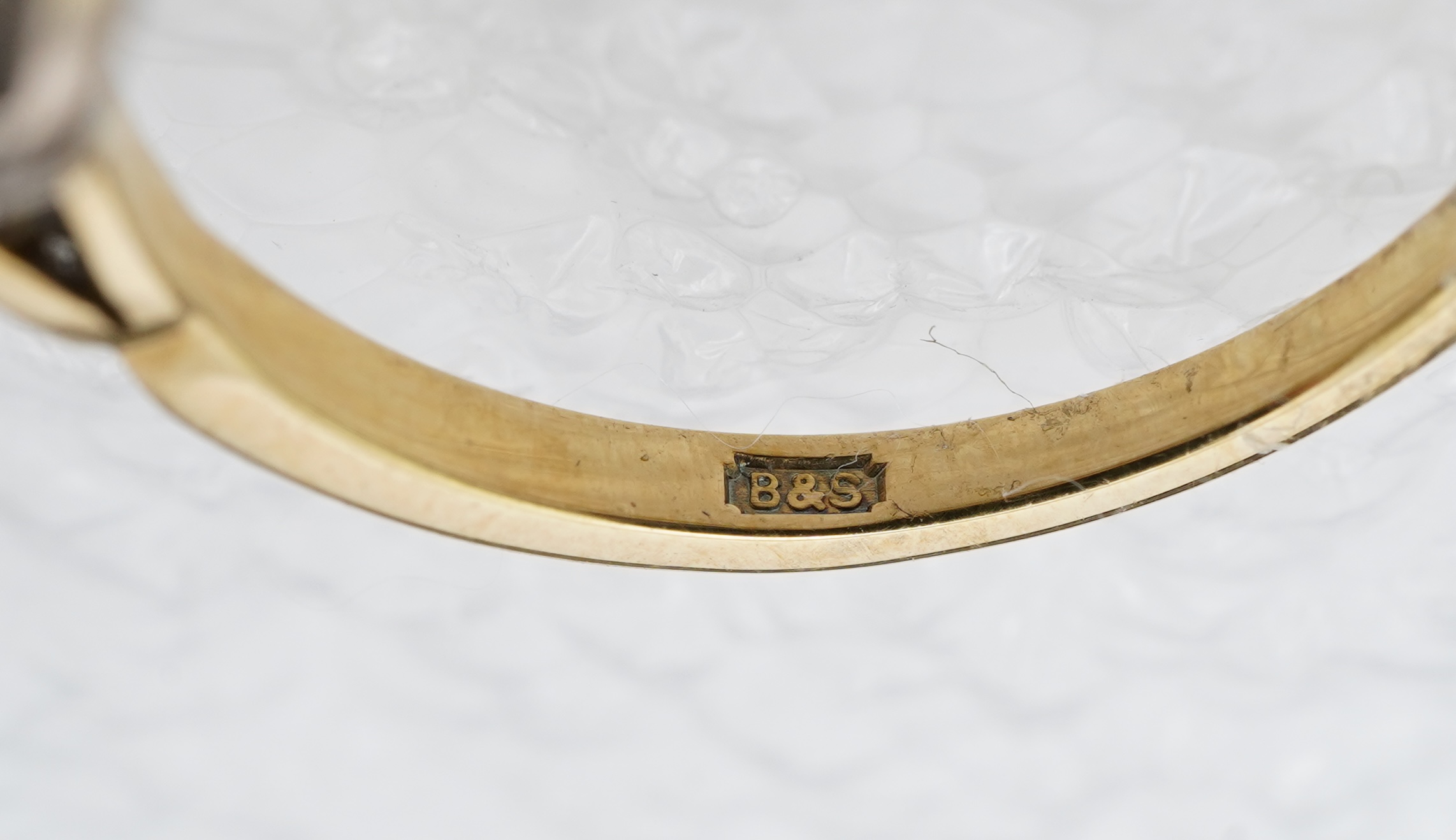 A solitaire diamond ring